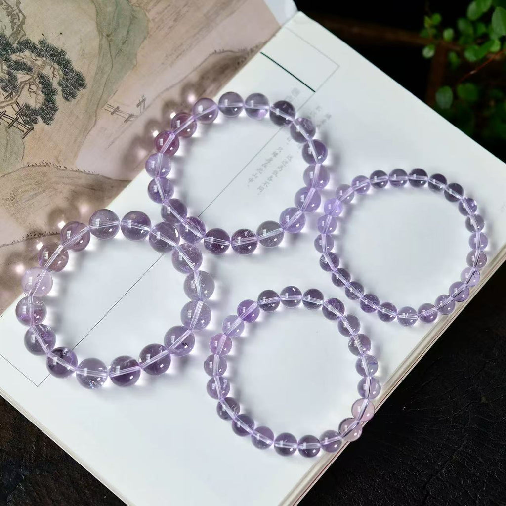 Purple crystal bracelet